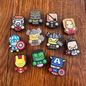 Marvel Super‎ Hero Croc Charm Jibbitz Bundle